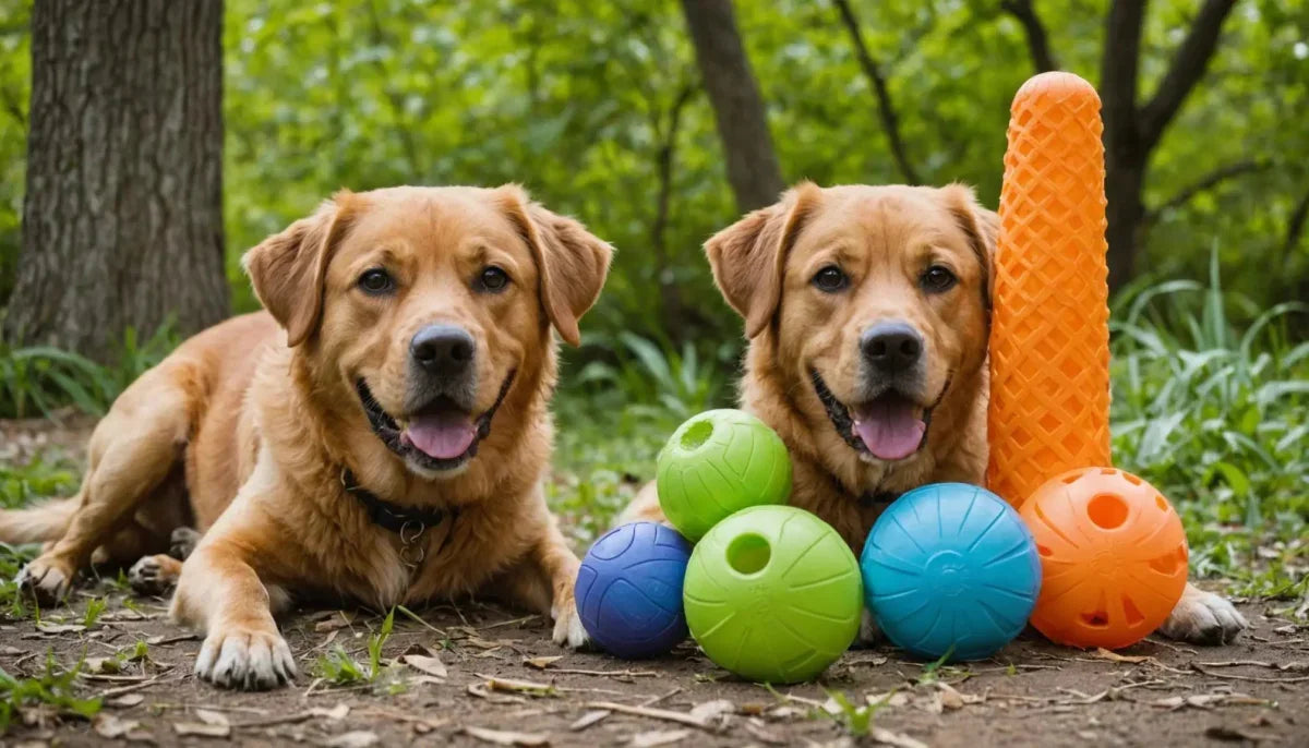 Power Chewers' Paradise: Strong Dog Toys