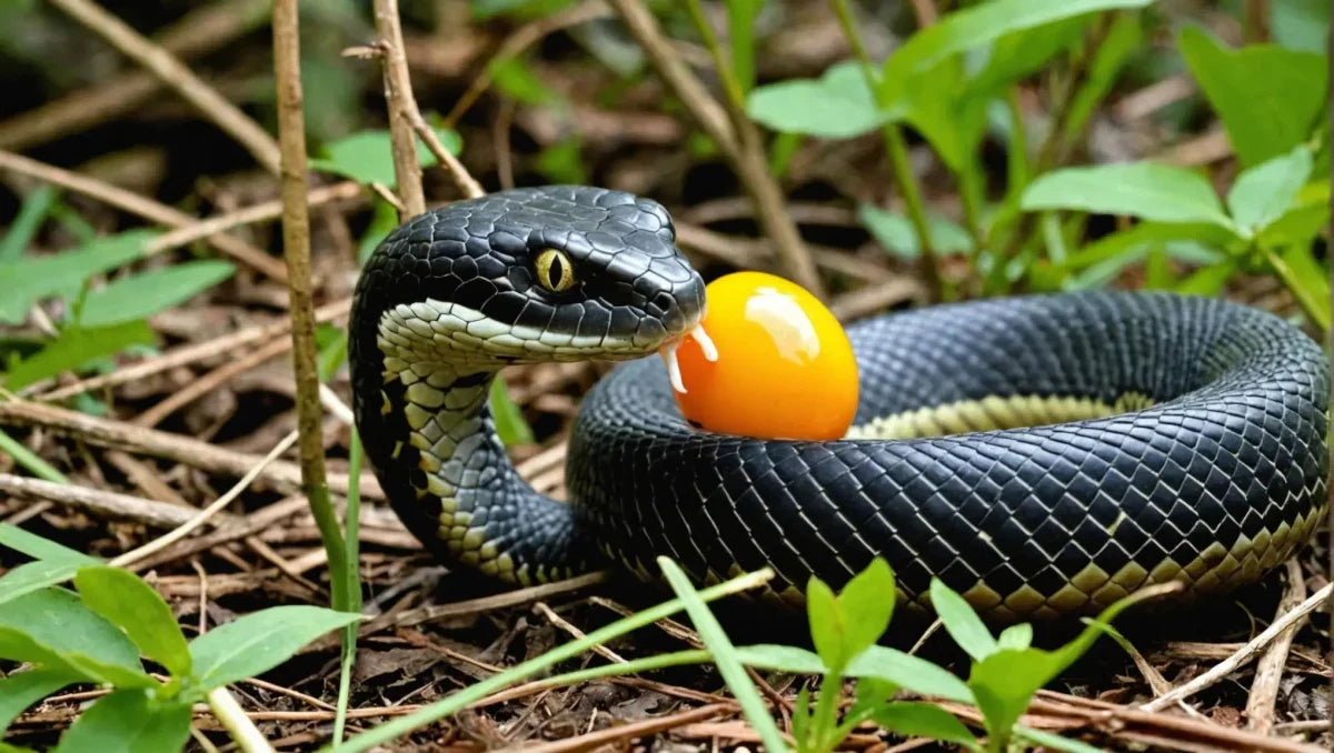 Snake Eating Egg - Fascinating Encounter in the Wild - Talis Us