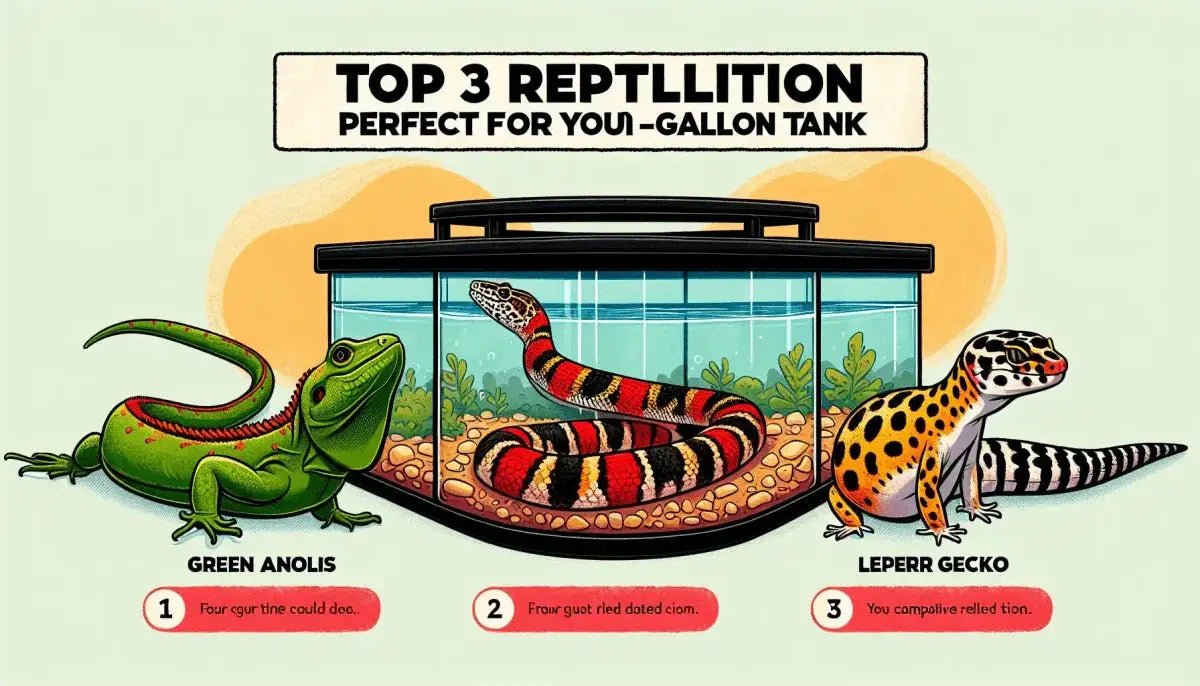 Top 3 Reptiles Perfect for Your 10-Gallon Tank