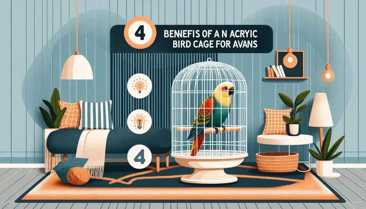 Top 4 Benefits of an Acrylic Bird Cage for Avians - Talis Us