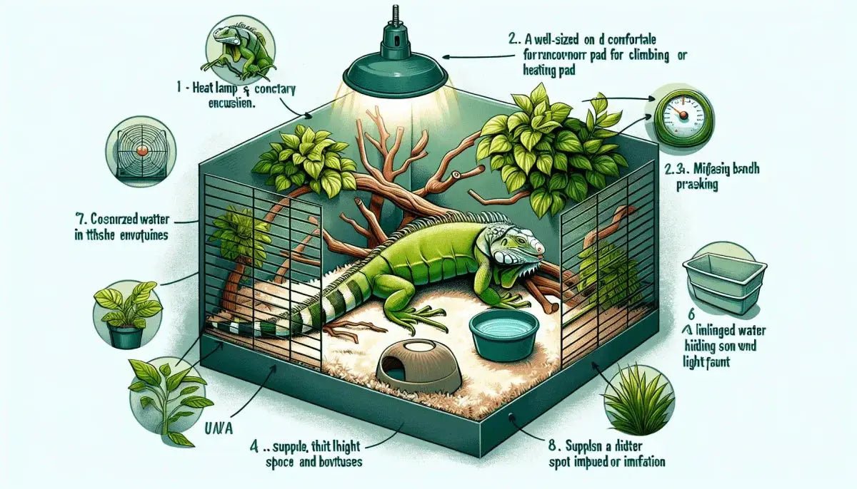 Top 7 Accessories for Your Green Iguana's Habitat