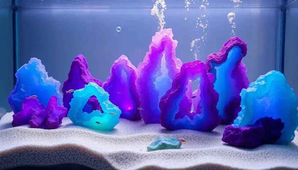Unleash the Beauty of Geode Aquarium Decor: Elevate Your Underwater Oasis - Talis Us