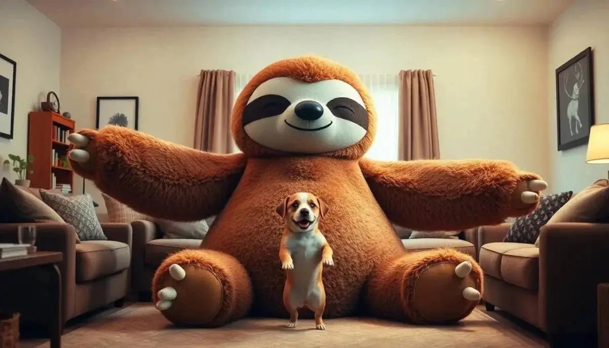 Unleash the Playful Giant: Introducing BARK Gordon, the Cuddly Sloth Plush Toy for Your Furry Friend - Talis Us