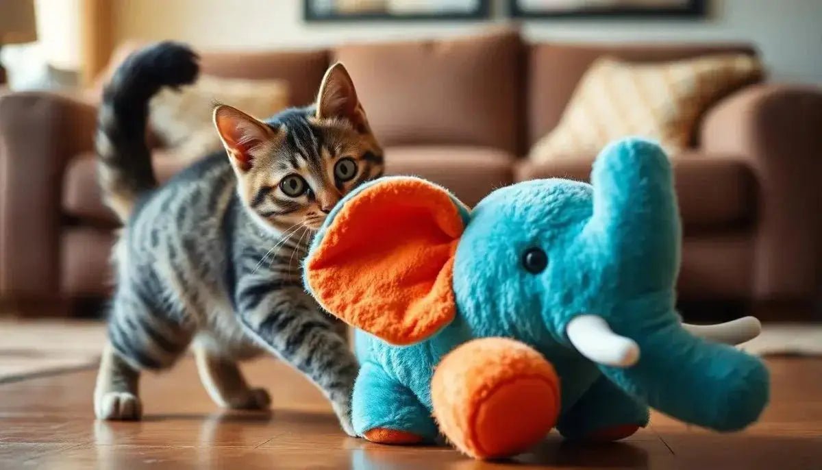 Unleash Your Cat's Playful Side with Talis Us' Catnip Elephant Toys - Talis Us