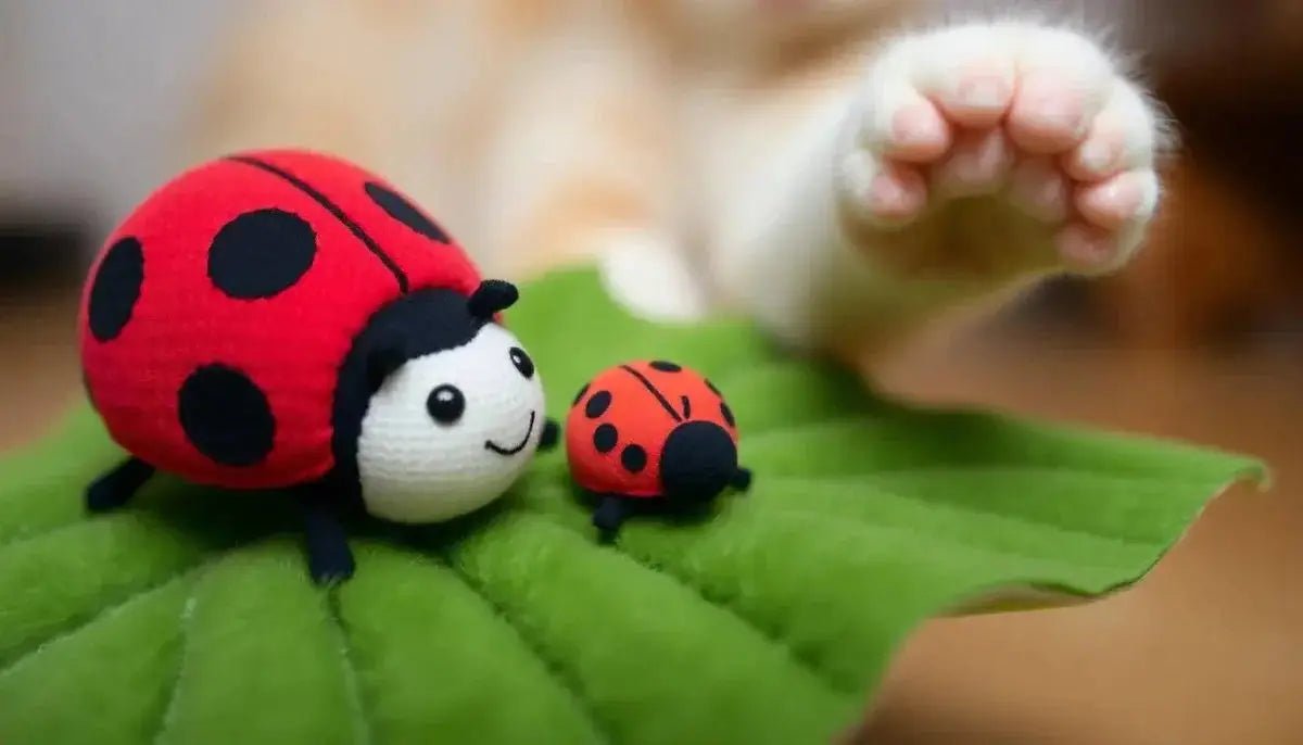Unleash Your Cat's Playful Spirit with Irresistible Catnip Ladybug Toys - Talis Us