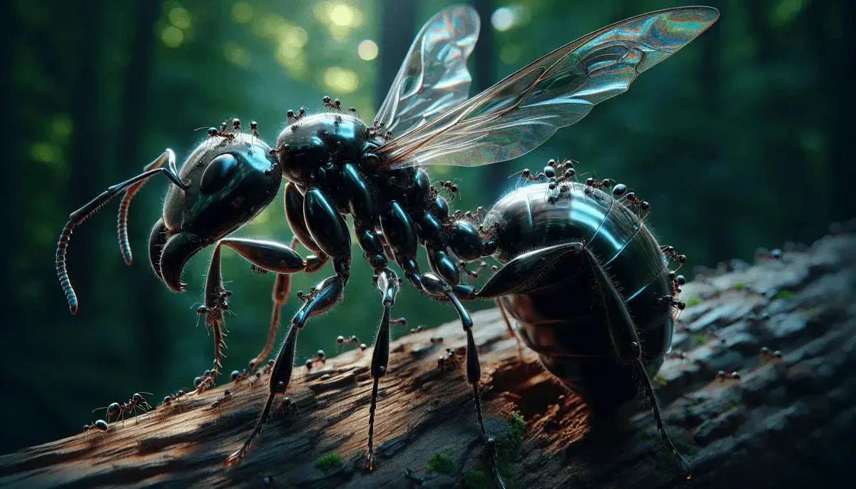 what does a queen carpenter ant look like