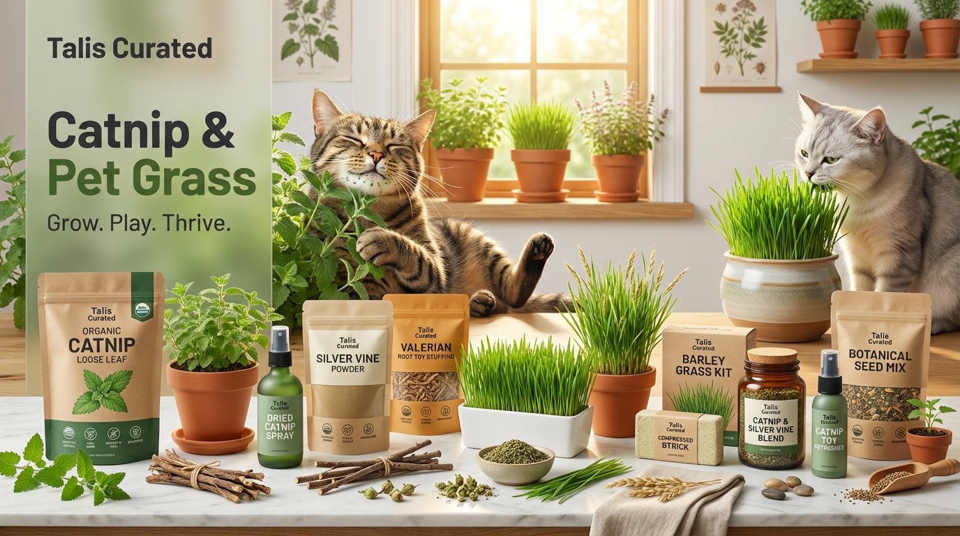 Catnip and Pet Grass