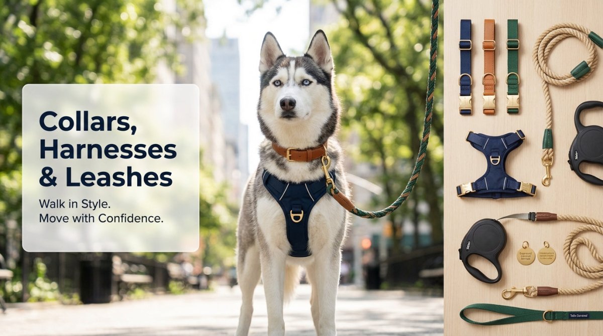 Collars, Harness and Leash