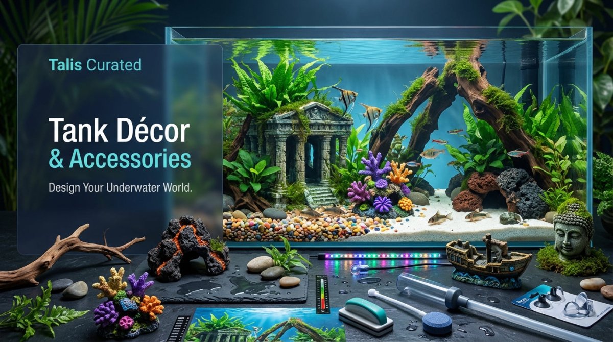 Fish Tank Decorations, Aquarium Plants & Accessories