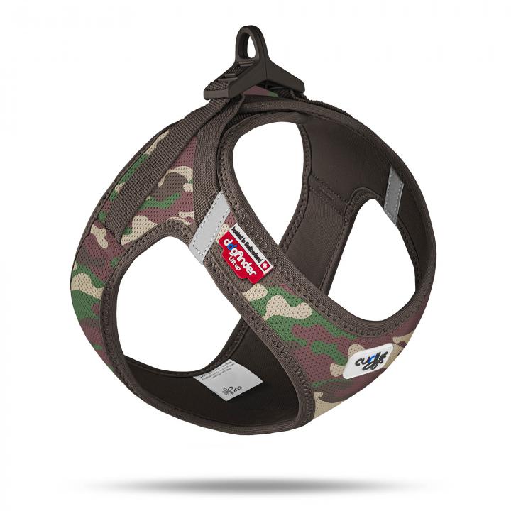Talis Us Dog Harness Air-Mesh Vest in camouflage design, lightweight and comfortable for small and medium dogs.