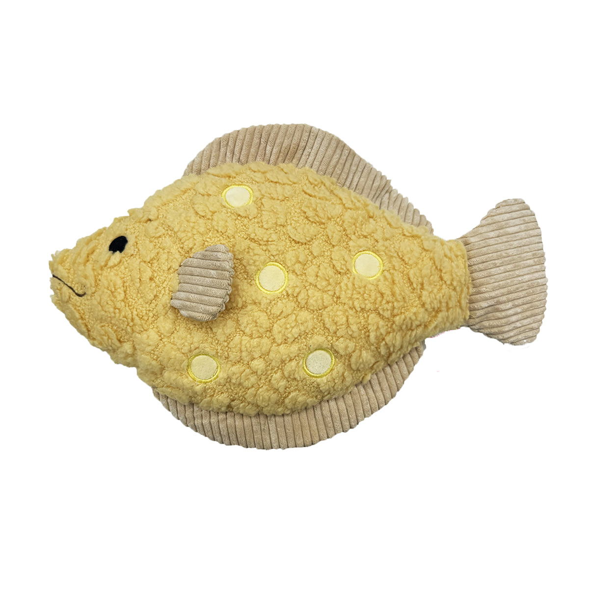 Petlou Aqua Cuddles Flounder Dog Toys 16"