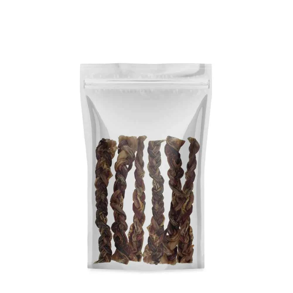 Talis Us Braided Pig Pizzles Dog Treats 6 Units