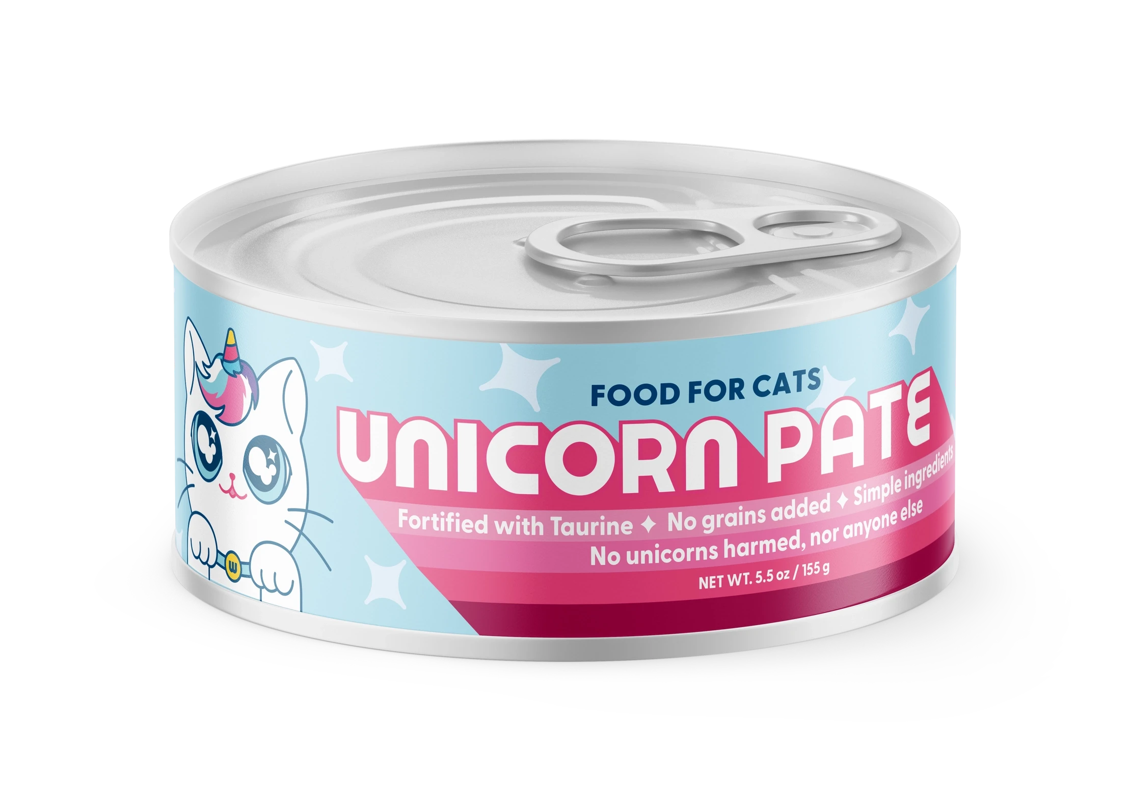 Wild Earth Unicorn Pate Vegan Cat Food 24ea/6 oz