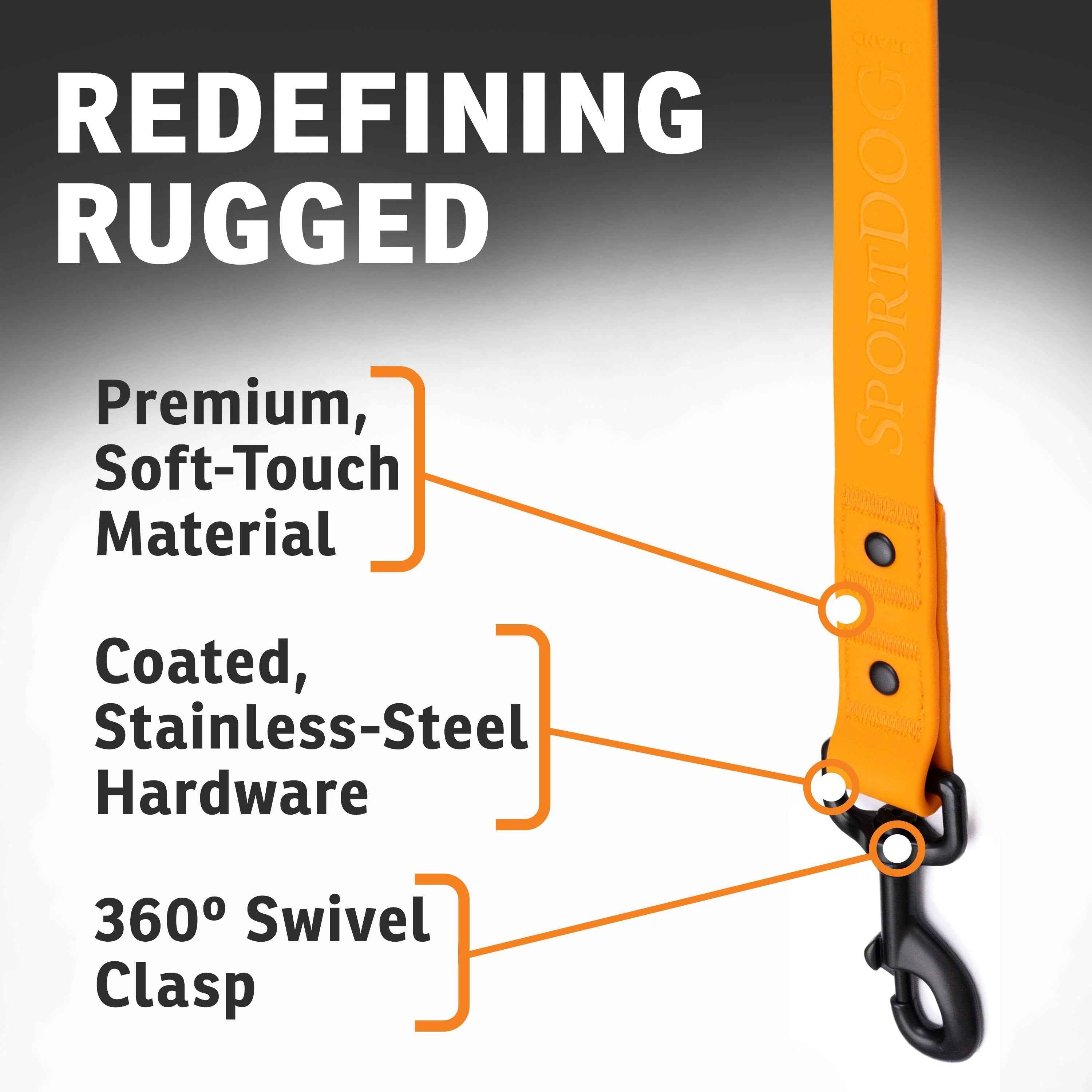SportDOG Brand Rugged Utility 6-Foot Lead