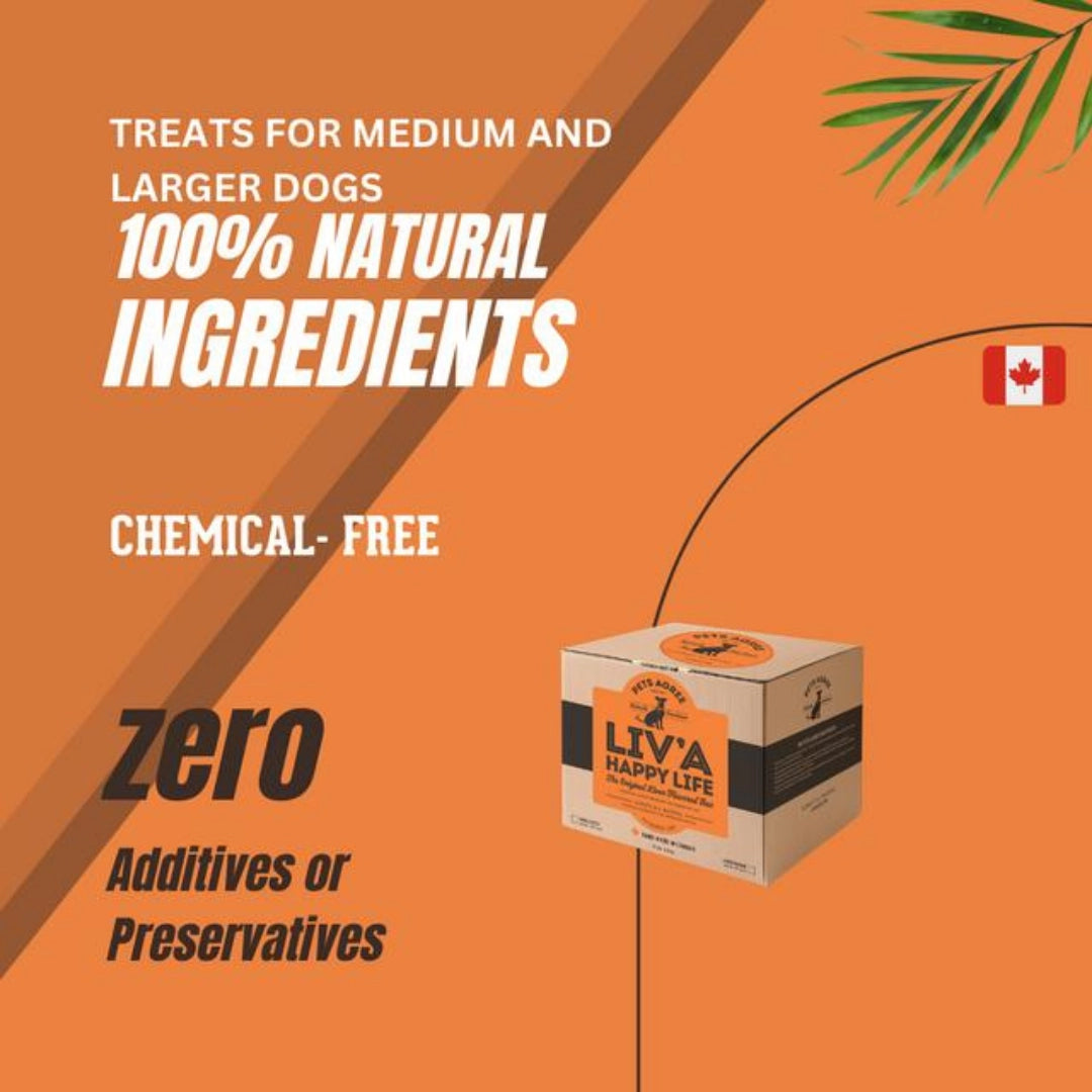 Granville Grain Free Dog Treats with Real Pork Liver - Healthy Crunchy Biscuits for Happy Pups