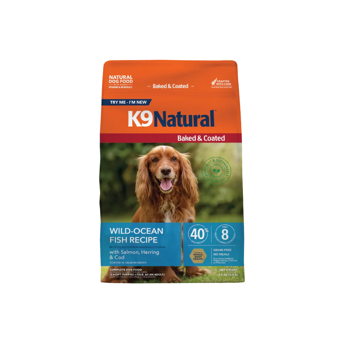 K9 Natural Baked & Coated Wild Caught Ocean Fish