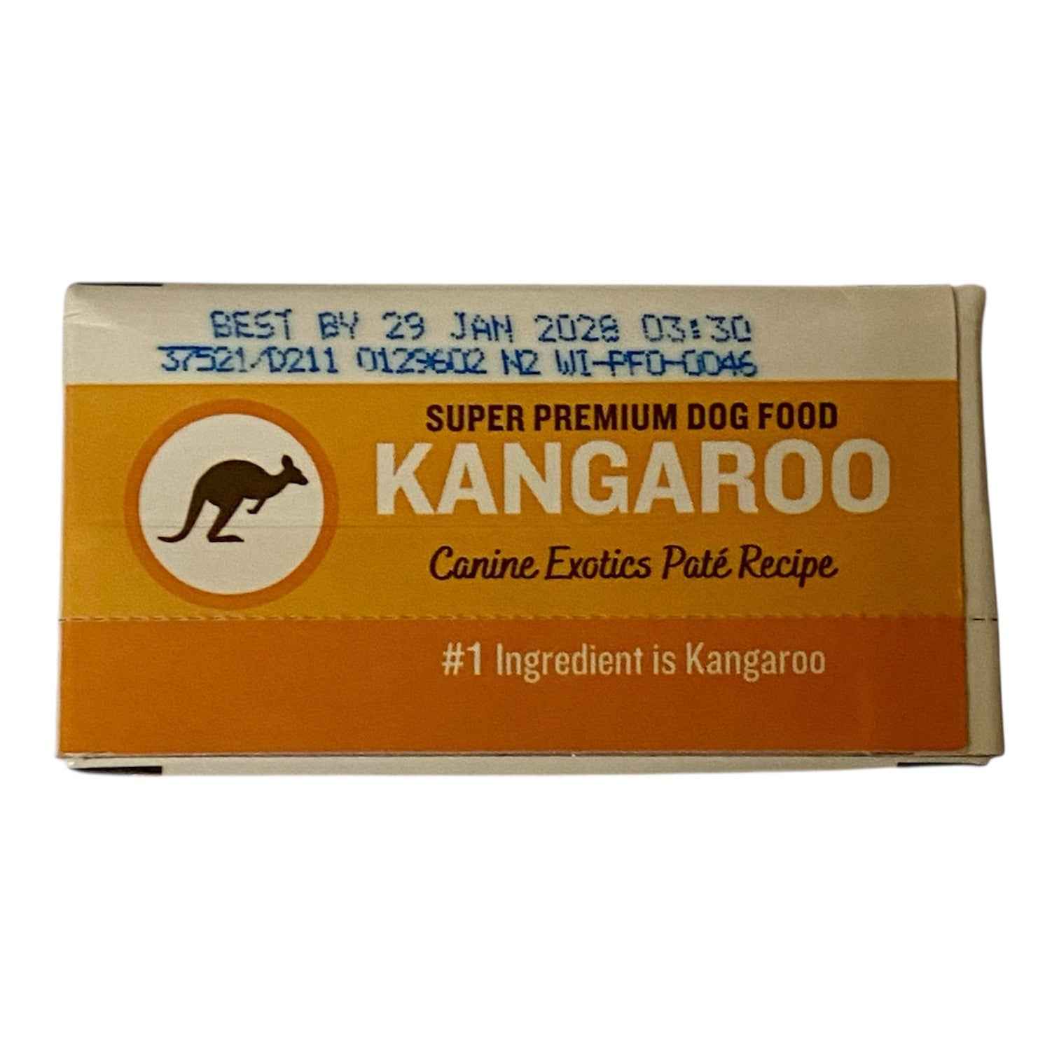 Walk About Pet Canine Exotics Kangaroo Pate Wet Dog Food 13 oz