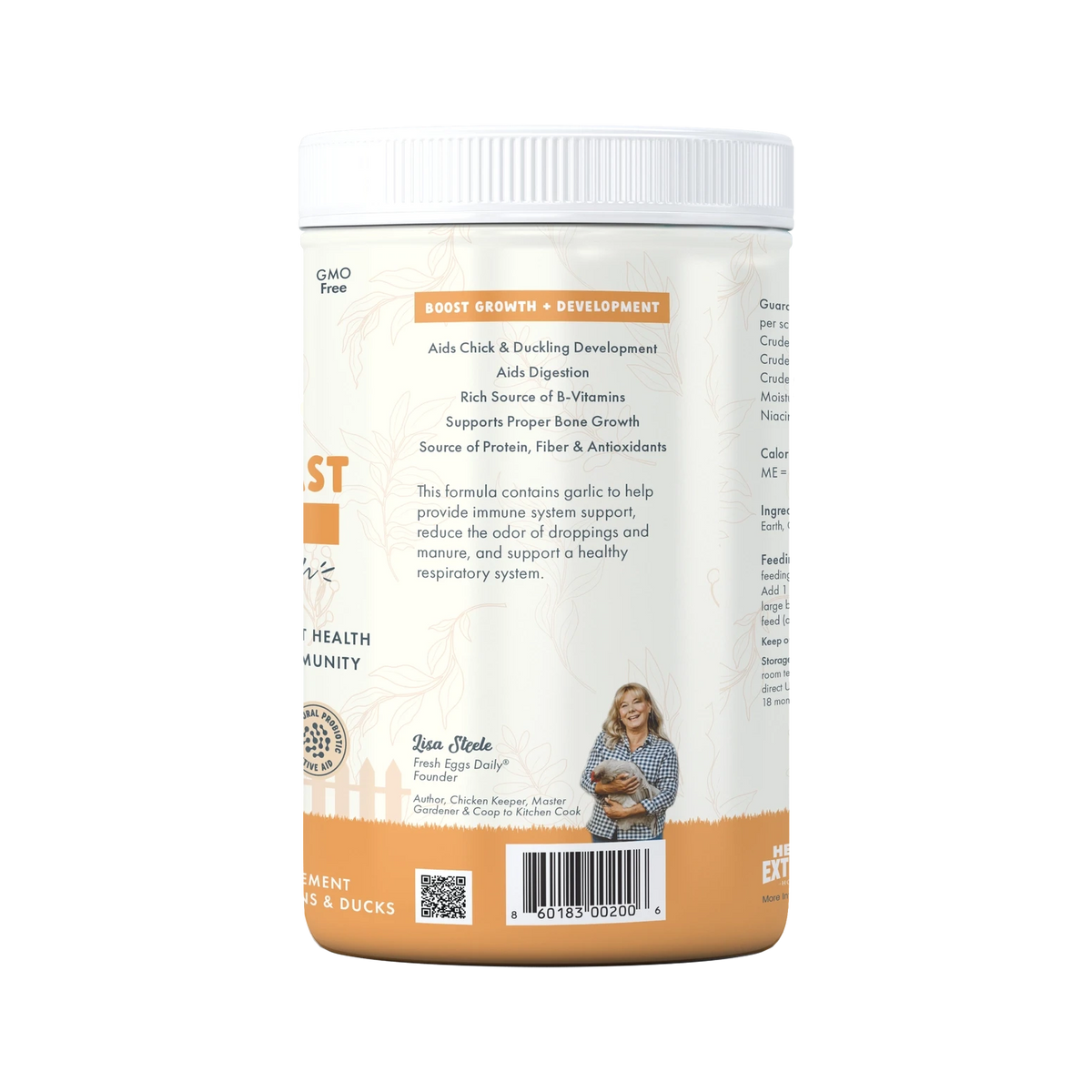 Health Extension Brewers Yeast with Garlic, Chicken & Duck Supplement  16 oz