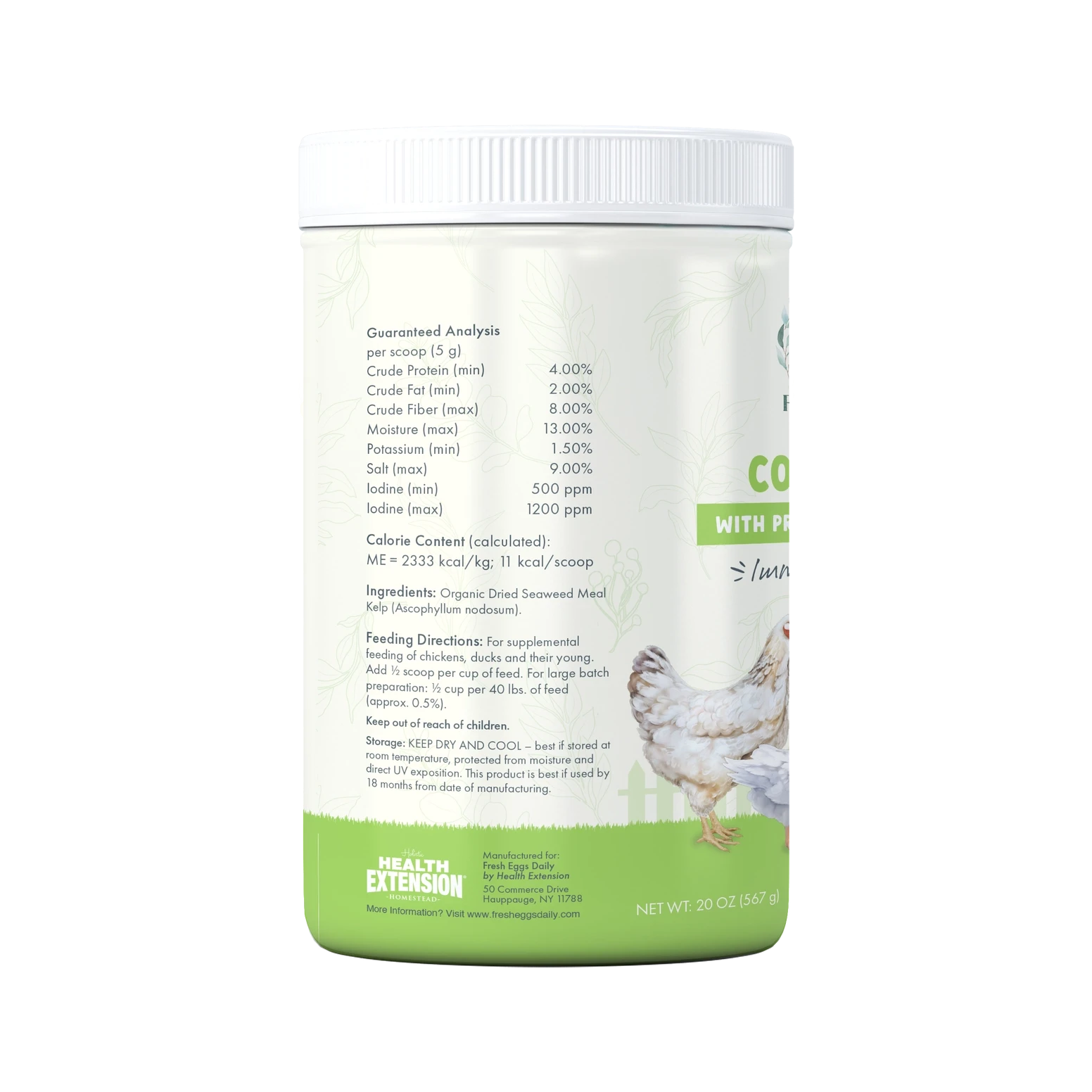 Health Extension Kelp Organic Chicken & Duck Supplement 20 oz
