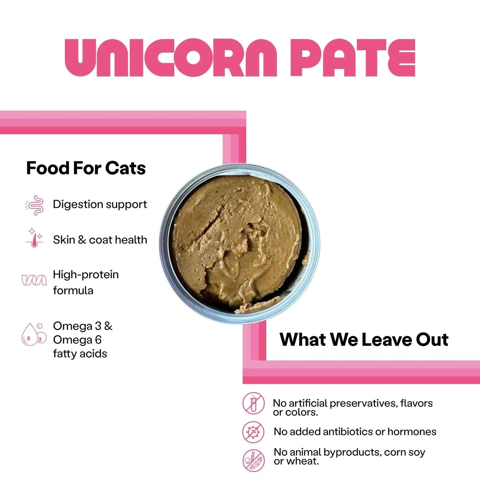 Wild Earth Unicorn Pate Vegan Cat Food 24ea/6 oz