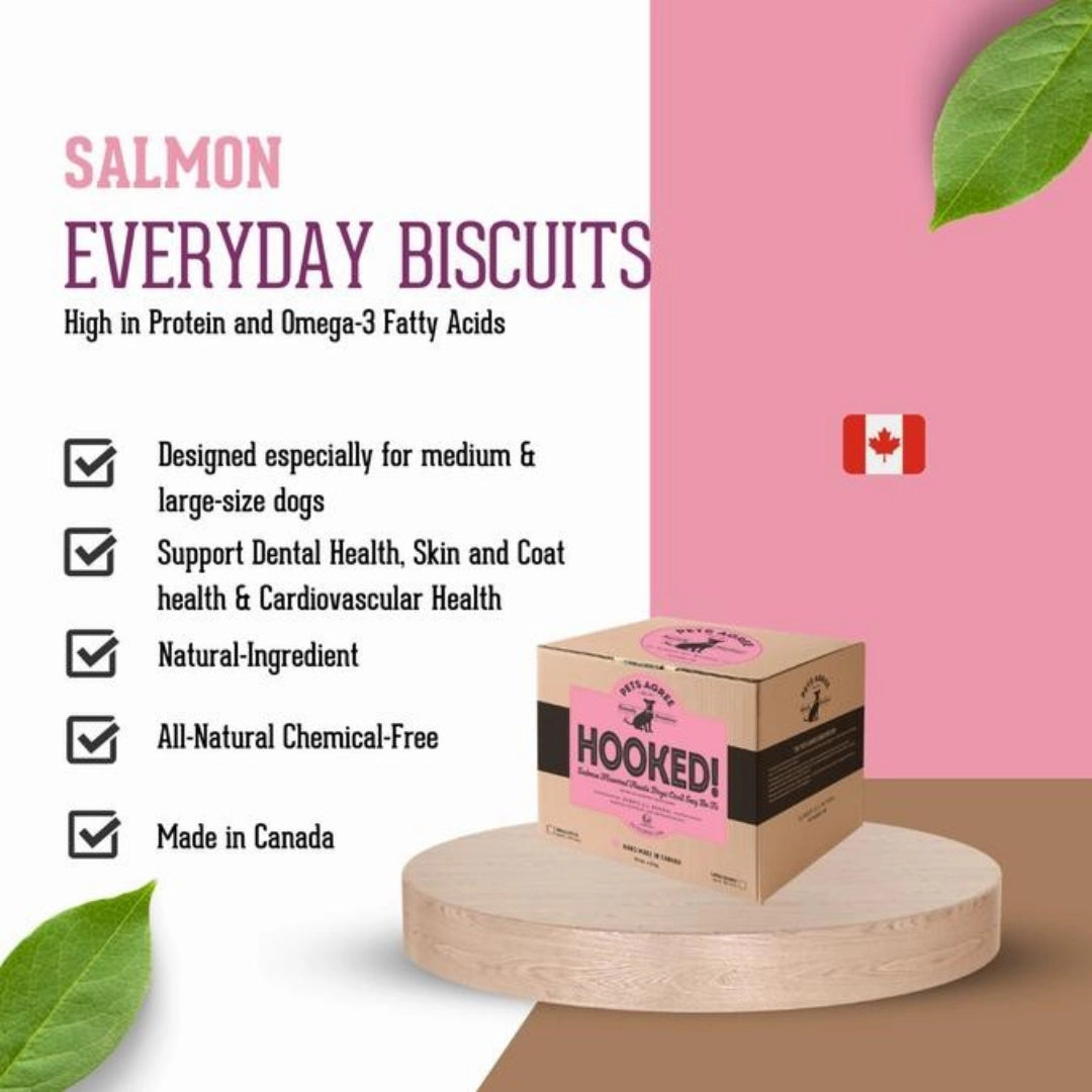 Grain Free Dog Treats - Granville Salmon Biscuit for Happy, Healthy Pets