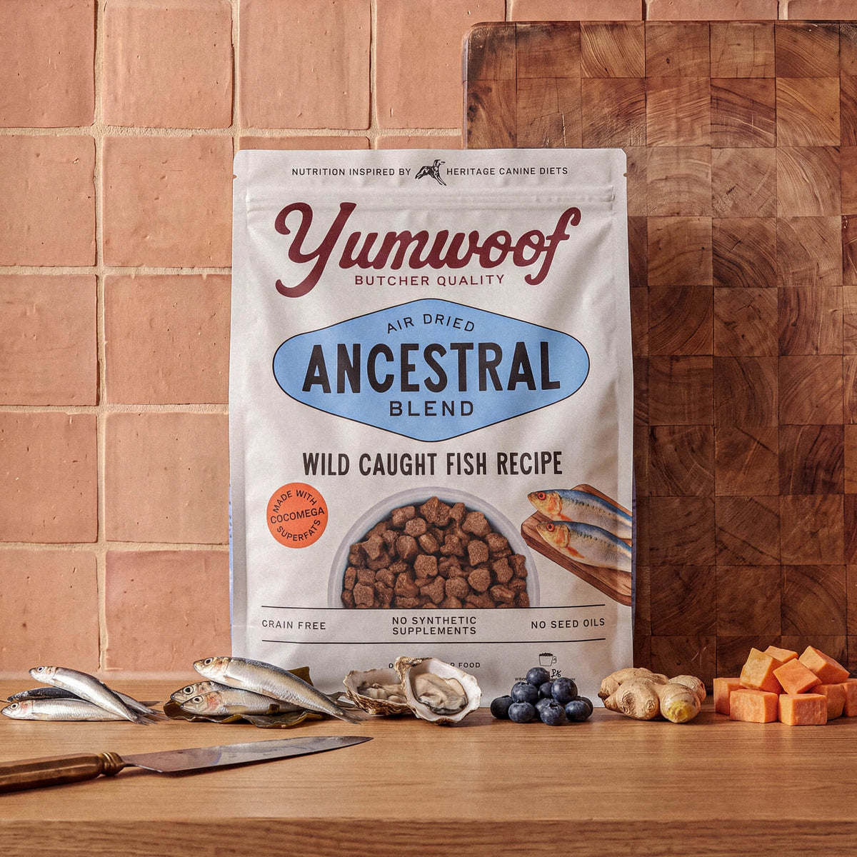 YumWoof Ancestral Blend Wild Caught Fish Air-Dried Dog Food