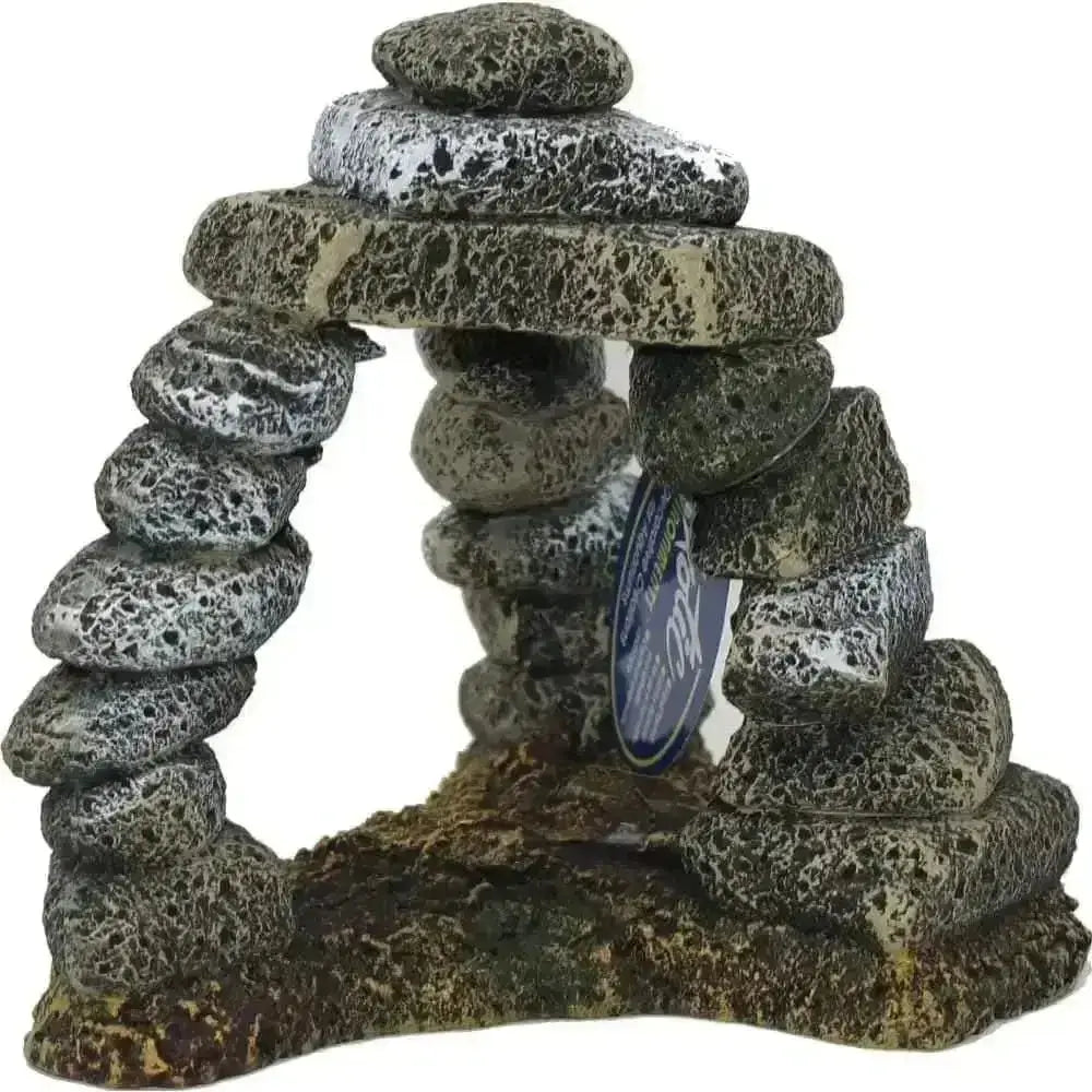 Blue Ribbon Pet exotic reptile habitat decoration featuring a realistic stone arch for aquarium or terrarium use