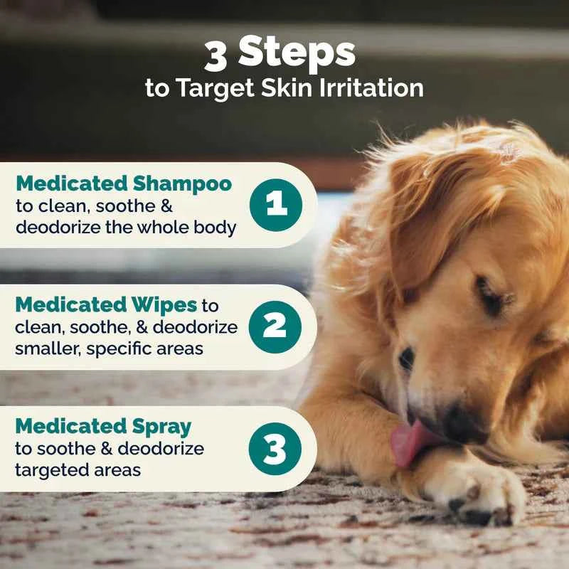 Vetnique Labs Dermabliss™ Advanced Vet Strength Medicated Anti-Bacterial & Anti-Fungal Shampoo, 16 fl oz