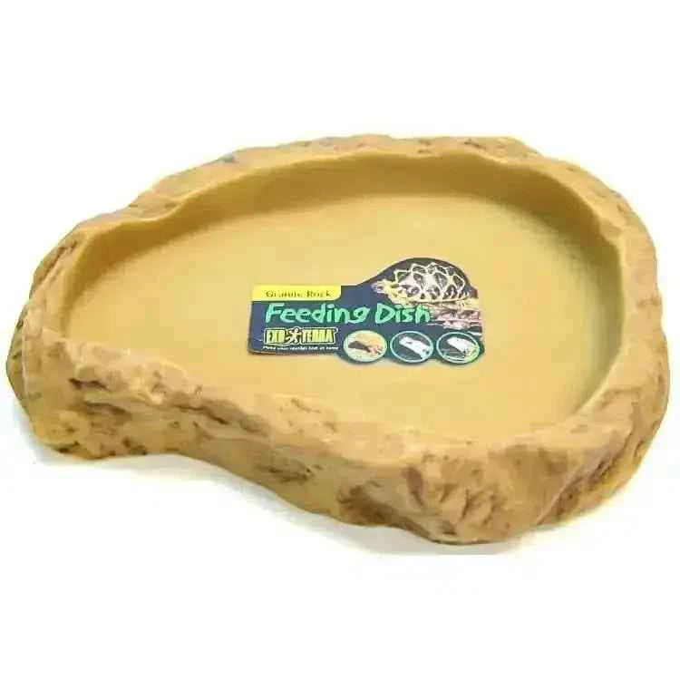 Exo-Terra Granite Rock Reptile Feeding Dish