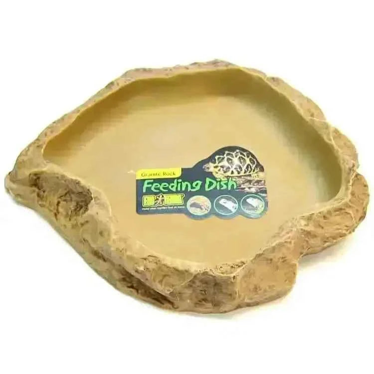 Exo-Terra Granite Rock Reptile Feeding Dish