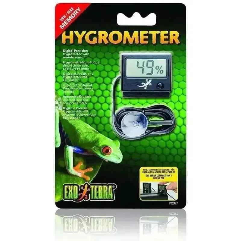 Exo Terra Reptile Terrarium Digital Hygrometer with Probe