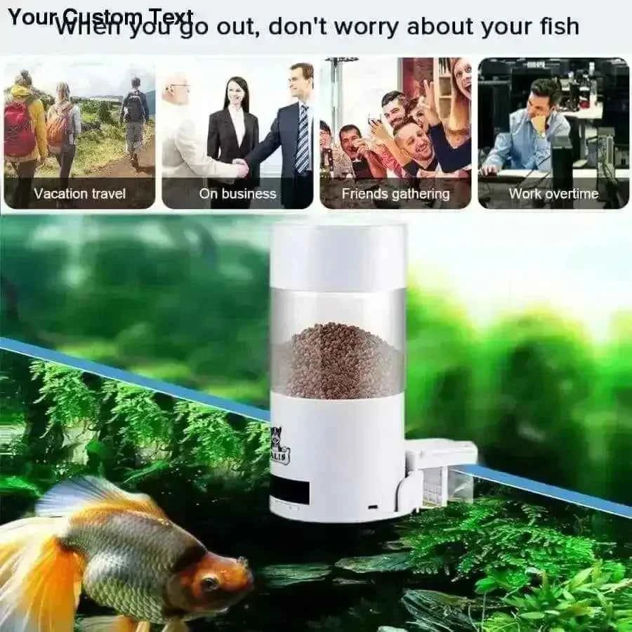 Feeder Food Fish Smart Timer Automatic Aquarium Feeding Tank Auto Device