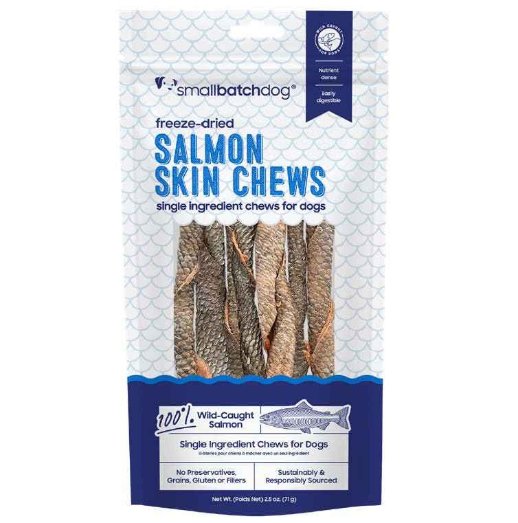 Freeze Dried Salmon Skin Chews 2.5oz