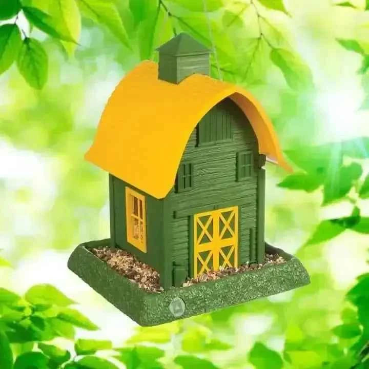 Green Barn Birdfeeder