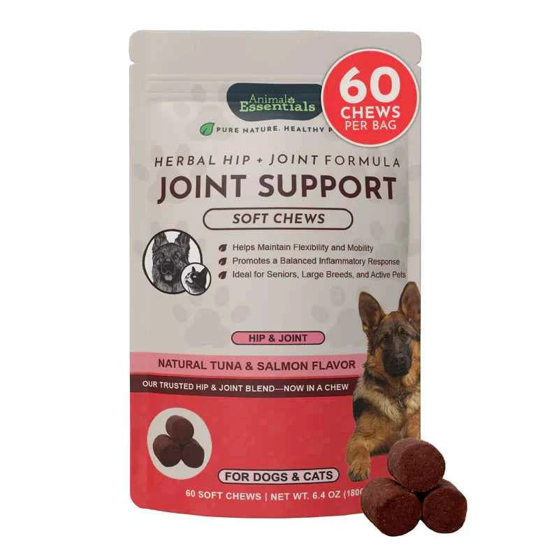 Animal Essentials Joint Support Herbal Soft Chews Herbal Hip  Joint Formula  60 Count