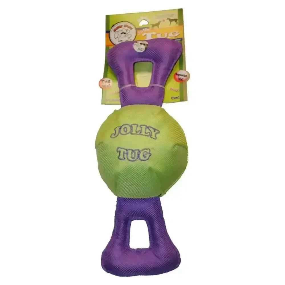 Jolly Pet Jolly Tug Durable Squeaking Dog Toy Assorted