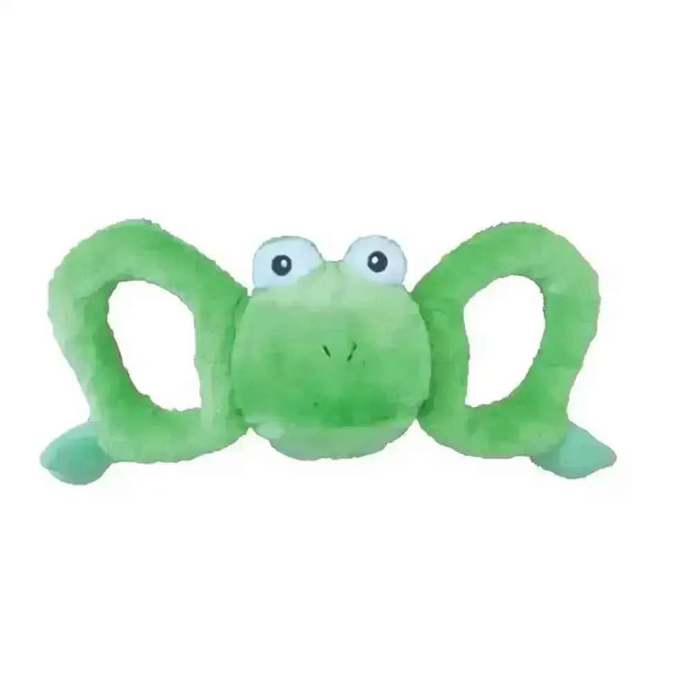 Jolly Pet Tug-a-Mals Frog Dog Toy XLarge 6 in