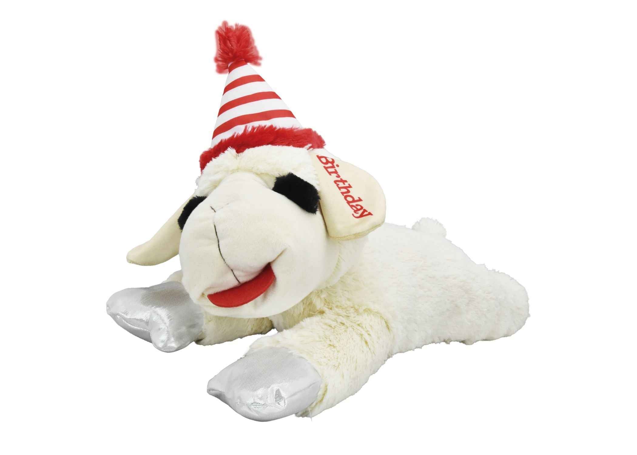 Multipet Lamb Chop 70th Birthday Dog Toys
