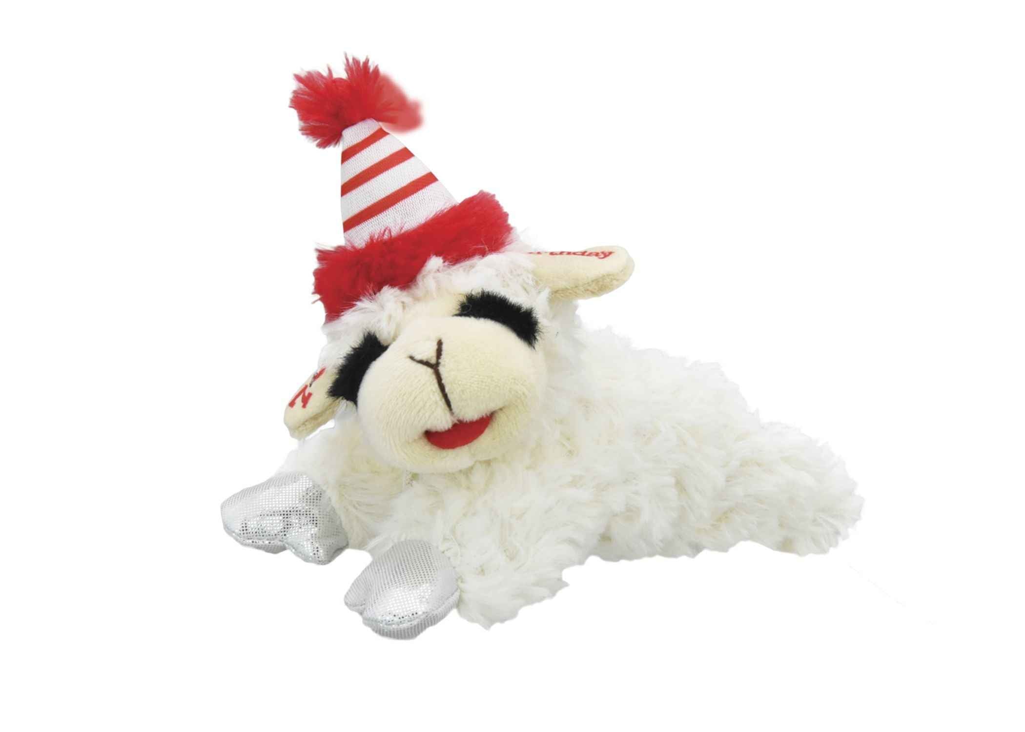 Multipet Lamb Chop 70th Birthday Dog Toys