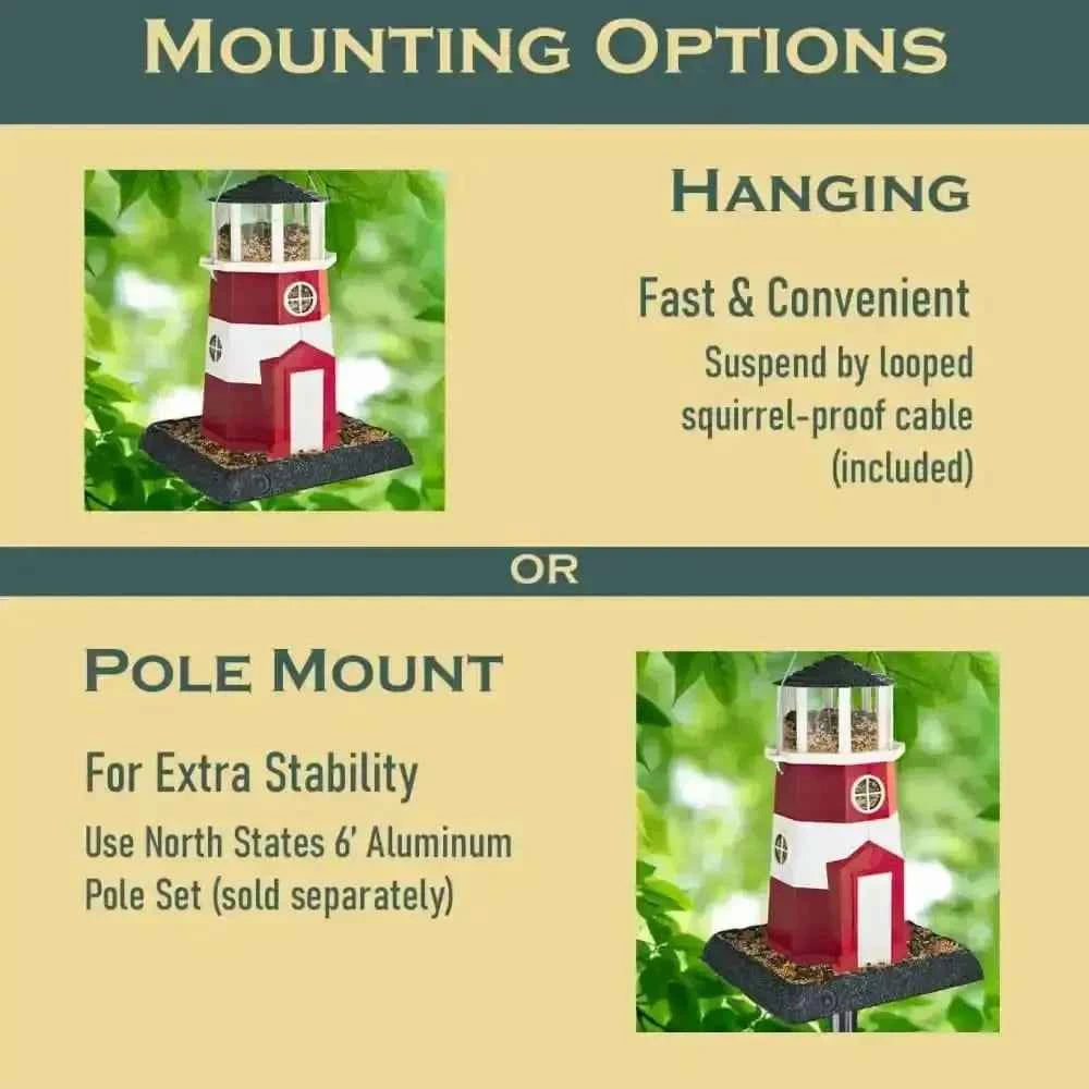 Large Lighthouse Birdfeeder