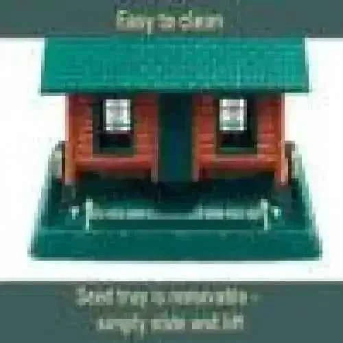 Large Log Cabin Birdfeeder