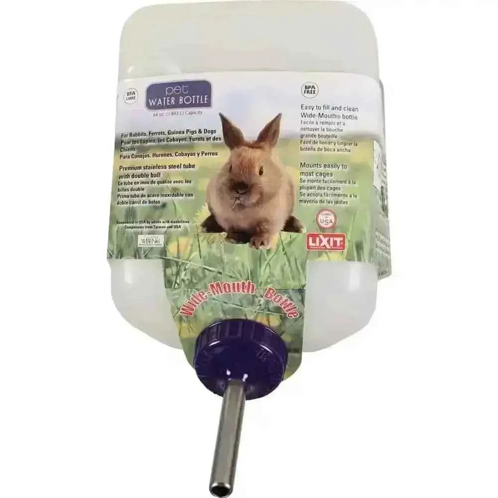 Lixit Wide Mouth Rabbit Water Bottle