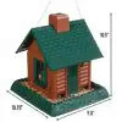 Log Cabin Birdfeeder