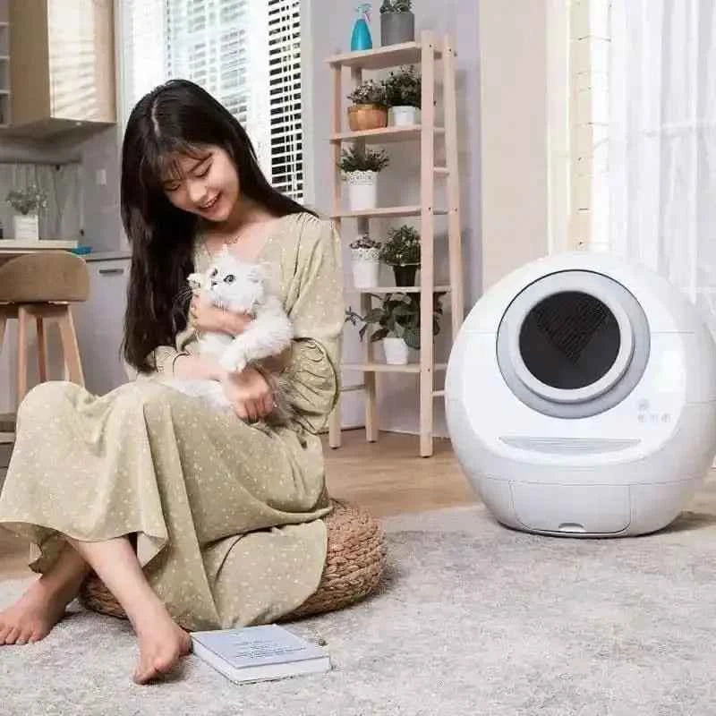 Luxury Automatic Smart Anti-Splash scoopfree self-cleaning cat litter box
