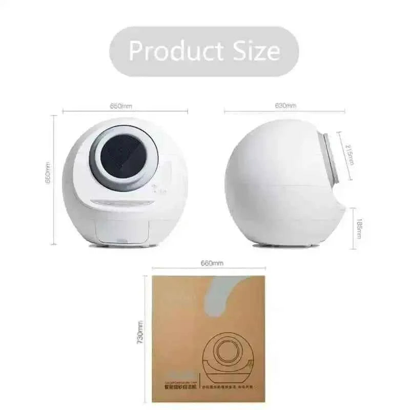 Luxury Automatic Smart Anti-Splash scoopfree self-cleaning cat litter box
