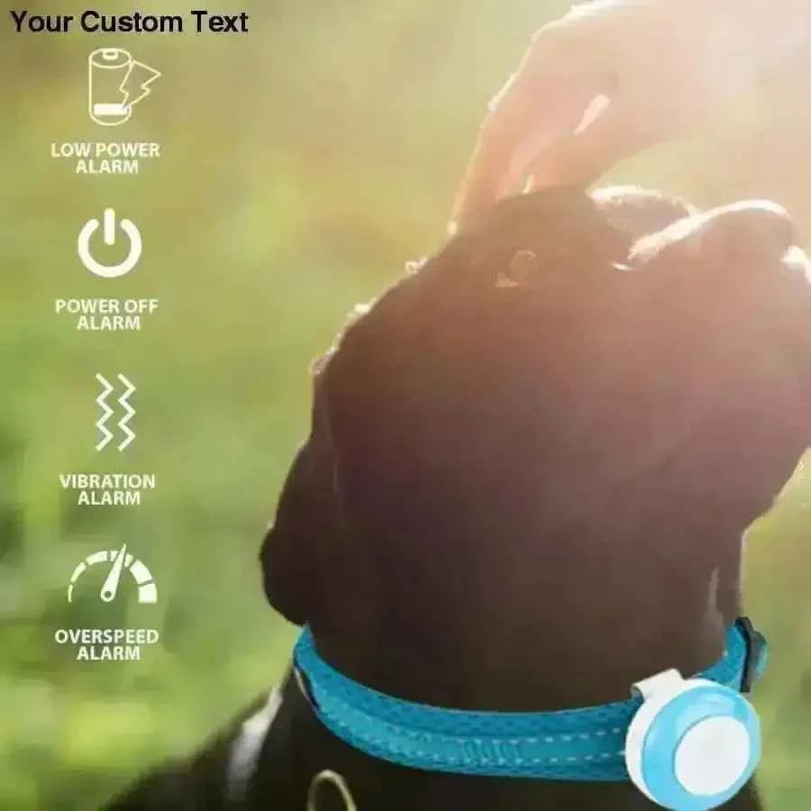 New GPS Pet Tracker, Waterproof Smart WiFi Mini Portable Pet Anti-Lost GPS