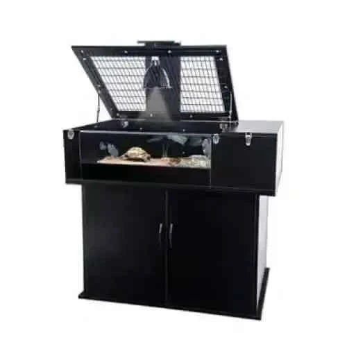 Penn-Plax Reptology Tortoise Palace, Stand Designed To Keep Tortoises Happy Storage Cabinet