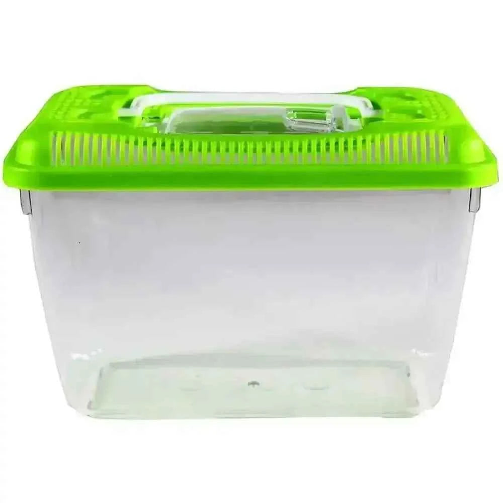 Penn-Plax Small World Habitat Portable Clear & Transparent Plastic Tank Excellent for Small Critters