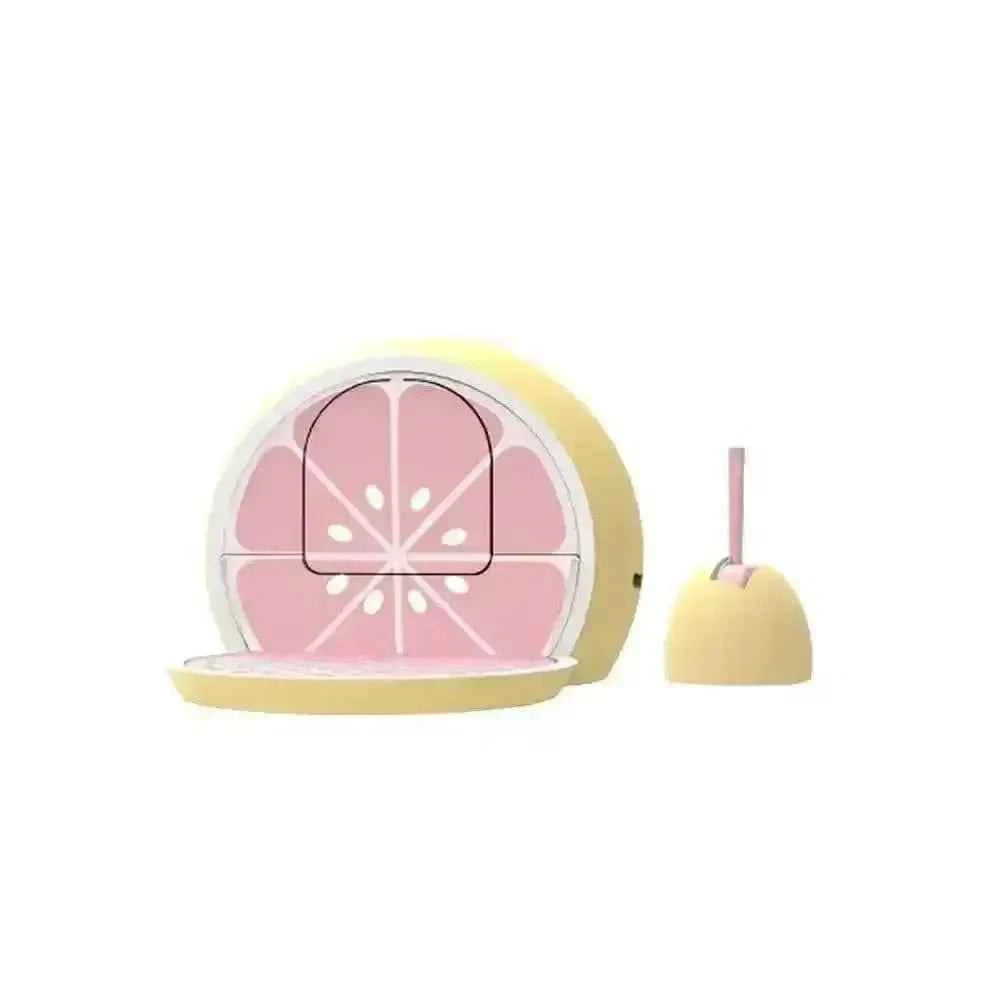 Pet Large Lime Grapefruit Fully Closed Litter Box Cat Toilet Training Kit