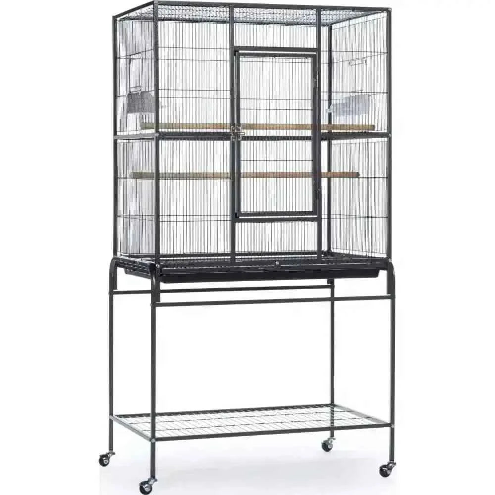 Powder-coated steel construction Flight Cage w/ Stand